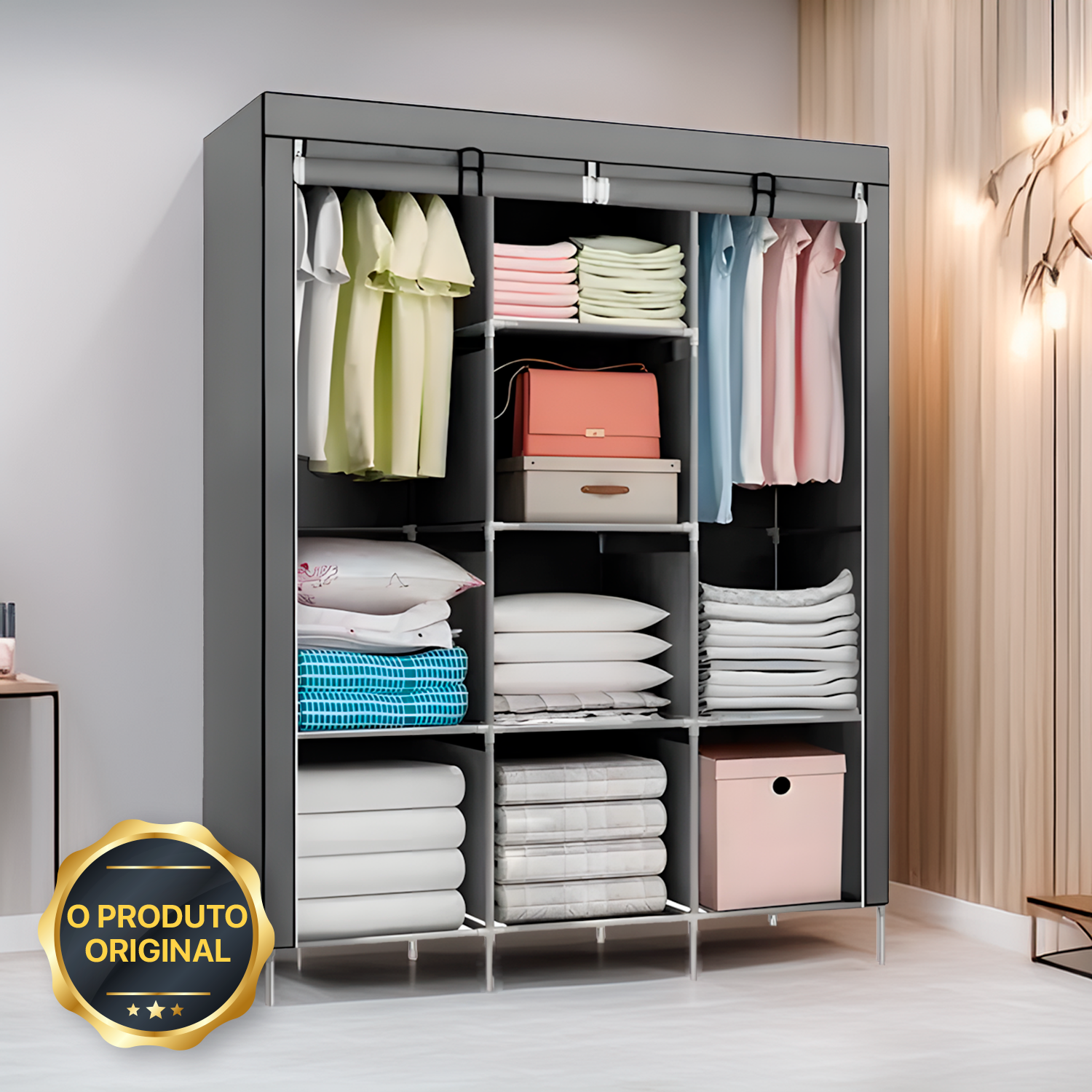 Guarda Roupa Dobrável Organizador Roupa Decoteam Guarda Roupa Dobrável Organizador Roupa Decoteam